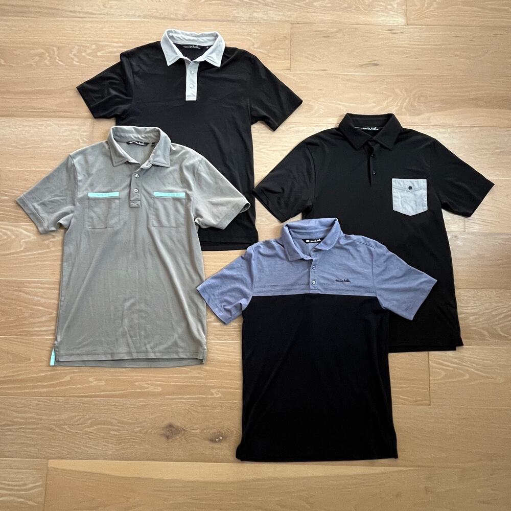 Travis Mathew 4 Men's Polo Shirts Small